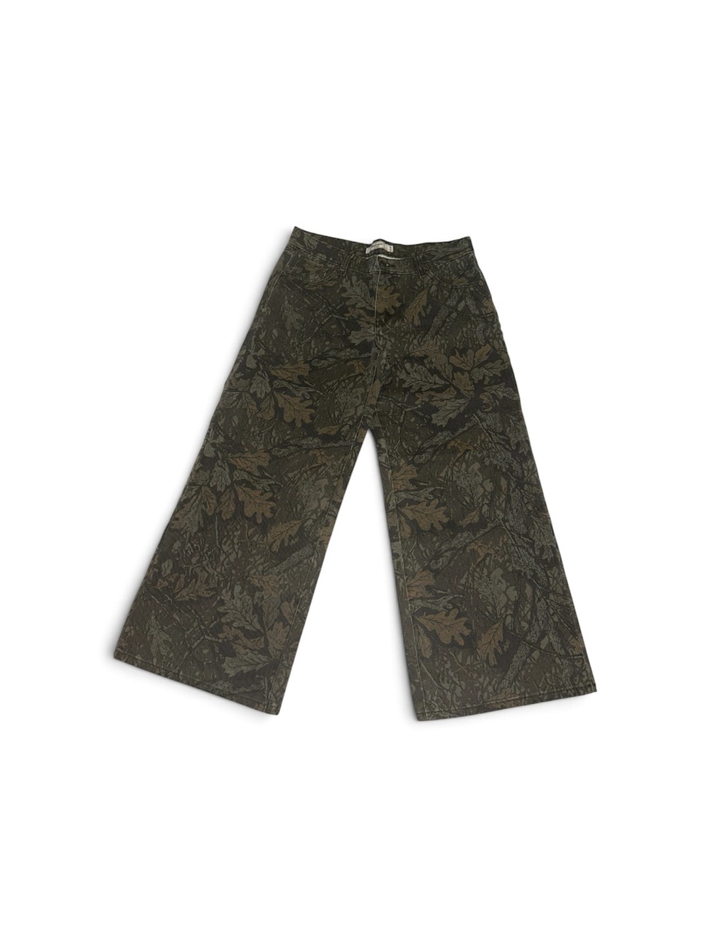 Refrain Wide Leg Camo Jeans